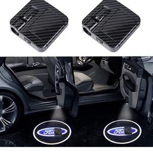 COPY - 2 new Ford logo car door projector courtesy lights no tools needed to in…